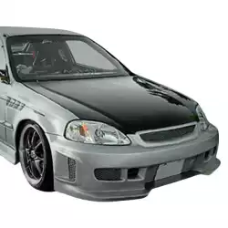 Honda Civic ALL 1999-2000 BW Spec Style 1 Piece Polyurethane Front Bumper image - 3
