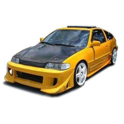 Honda CRX 1988-1991 Blits Style 1 Piece Polyurethane Front Bumper image - 1