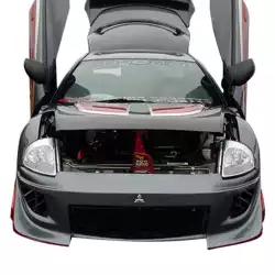 Mitsubishi Eclipse 2000-2005 Blits Style 1 Piece Polyurethane Front Bumper image - 3
