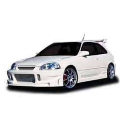 Honda Civic ALL 1996-1998 BC Spec Style 1 Piece Polyurethane Front Bumper image - 1