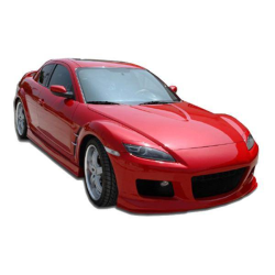 Mazda RX8 2004-2008 MS Style 1 Piece Polyurethane Front Bumper image - 3