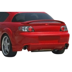 Mazda RX8 2004-2008 MS Style 1 Piece Polyurethane Rear Bumper image - 1