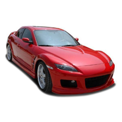Mazda RX8 2004-2008 MS Style 2 Piece Polyurethane Side Skirts image - 2