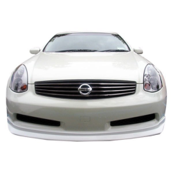 Infiniti G35 2DR Coupe 2003-2005 IL Spec Style 1 Piece Polyurethane Front Lip image - 4