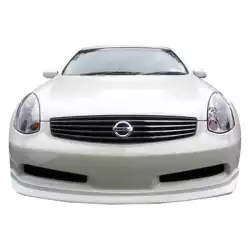 Infiniti G35 2DR Coupe 2003-2005 IL Spec Style 1 Piece Polyurethane Front Lip image - 4