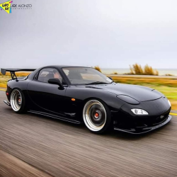 Mazda RX7 1993-1997 F Spec Style 1 Piece Polyurethane Front Bumper image - 1