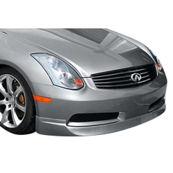 Infiniti G35 2DR Coupe 2003-2005 ING Style 1 Piece Polyurethane Front Lip image - 2