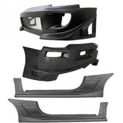 Mitsubishi Eclipse 2000-2005 Blits Style 4 Piece Polyurethane Full Body Kit image - 6