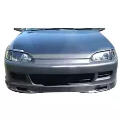 Honda Civic 2DR / 3DR 1992-1995 Spoon Style 1 Piece Polyurethane Front Lip image - 1