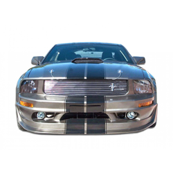 Ford Mustang V6 2005-2009 Cobra R Style 1 Piece Polyurethane Front Bumper image - 1