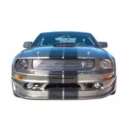 Ford Mustang V6 2005-2009 Cobra R Style 1 Piece Polyurethane Front Bumper image - 4