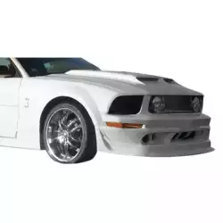Ford Mustang V6 2005-2009 Cobra R Style 1 Piece Polyurethane Front Bumper image - 5