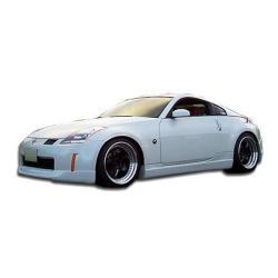 Nissan 350Z 2003-2008 ING Style 2 Piece Polyurethane Side Skirts image - 3