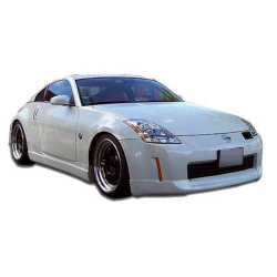 Nissan 350Z 2003-2008 ING Style 2 Piece Polyurethane Side Skirts image - 4