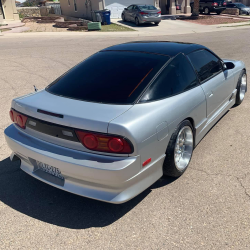 Nissan 240SX HB 1989-1994 GP1 Style 1 Piece Polyurethane Rear Bumper image - 1