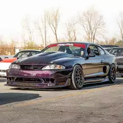 Ford Mustang 1994-1998 Cobra R Style 1 Piece Polyurethane Front Bumper image - 3