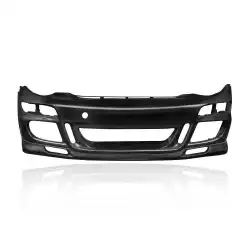 Porsche 997 2005-2009 GT 3 Look Style 2 Piece Polyurethane Front Bumper & Lip image - 2