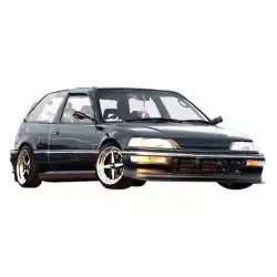 Honda Civic HB 1990-1991 Sir Spec Style 1 Piece Polyurethane Front Lip image - 1