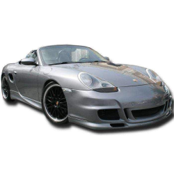 Porsche 996 1999-2001 / Porsche Boxster 1997-2004 GT 3 Look 2 Piece Polyurethane Front Bumper & Lip image - 6