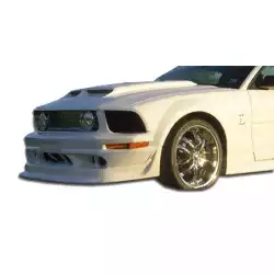 Ford Mustang GT / V8 2005-2009 Cobra R Style 1 Piece Polyurethane Front Bumper image - 4