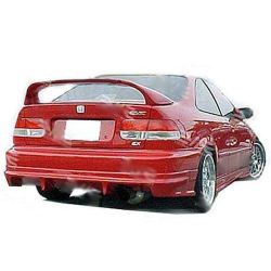 Honda Civic 2DR / 4DR 1996-2000 Fields Style 1 Piece Polyurethane Rear Bumper image - 1