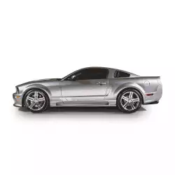 Ford Mustang 2005-2009 Sallen Style 2 Piece Polyurethane Side Skirts image - 4