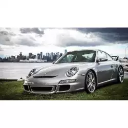 Porsche 997 / 991 2005-2009 GT 3 Look 1 Piece Polyurethane Front Bumper image - 4