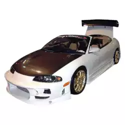 Mitsubishi Eclipse 1995-1999 / Eagle Talon 1995-1998 Bomb Style 4 Piece Polyurethane Full Body Kit image - 2