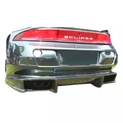 Mitsubishi Eclipse 1995-1999 / Eagle Talon 1995-1998 Bomb Style 1 Piece Polyurethane Rear Bumper image - 4