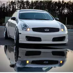 Infiniti G35 2DR Coupe 2003-2007 Nismo Style 1 Piece Polyurethane Front Bumper image - 3