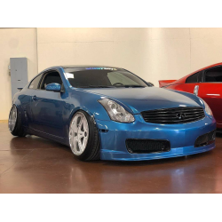 Infiniti G35 2DR Coupe 2003-2007 Nismo Style 1 Piece Polyurethane Front Bumper image - 1