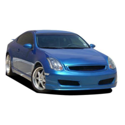 Infiniti G35 2DR Coupe 2003-2007 Nismo Style 1 Piece Polyurethane Front Bumper image - 3