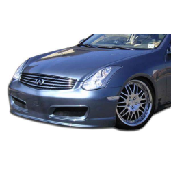 Infiniti G35 2DR Coupe 2003-2007 Nismo Style 1 Piece Polyurethane Front Bumper image - 4