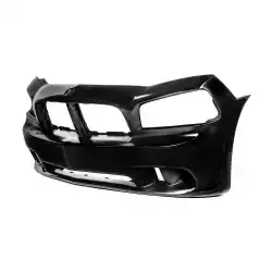 Dodge Charger 2006-2010 SRT Look Style 1 Piece Polyurethane Front Bumper image - 2