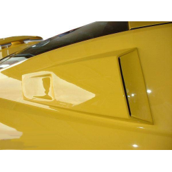 Ford Mustang 2005-2014 K Spec Style 2 Piece Polyurethane Window Scoops image - 3
