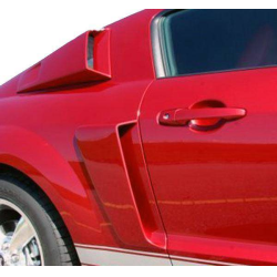 Ford Mustang 2005-2014 K Spec Style 2 Piece Polyurethane Window Scoops image - 6