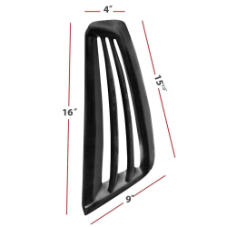 Ford Mustang 1999-2004 Sallen Style 2 Piece Polyurethane Side Scoops image - 3