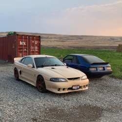 Ford Mustang 1994-1998 Sallen Style 2 Piece Polyurethane Side Skirts image - 4