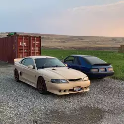 Ford Mustang 1994-1998 Sallen Style 2 Piece Polyurethane Side Skirts image - 4