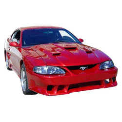 Ford Mustang 1994-1998 Sallen 2 Style 1 Piece Polyurethane Front Bumper image - 5