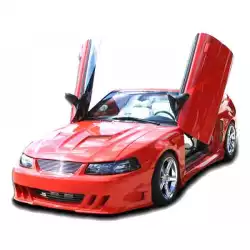 Ford Mustang 1999-2004 Demon Style 1 Piece Polyurethane Front Bumper image - 3