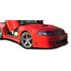 Ford Mustang 1999-2004 Demon Style 1 Piece Polyurethane Front Bumper image - 6