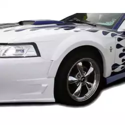 Ford Mustang 1999-2004 Demon Style 1 Piece Polyurethane Front Bumper image - 10