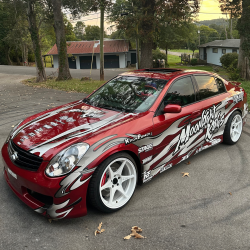 Infiniti G35 4DR Sedan 2003-2004 Hidori Style 1 Piece Polyurethane Front Bumper image - 2