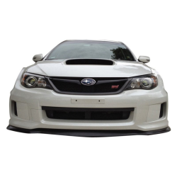 Subaru Impreza WRX / STi Sedan / Hatch 2011-2014 Premier Style 1 Piece Polyurethane Front Lip image - 1