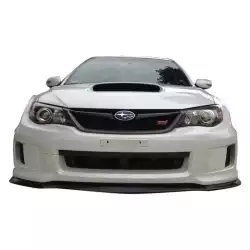 Subaru Impreza WRX / STi Sedan / Hatch 2011-2014 Premier Style 1 Piece Polyurethane Front Lip image - 3