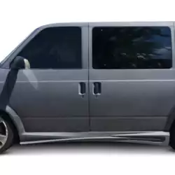Chevrolet Astro 1995-2005 / GMC Safari Van 1995-2005 Hollywood Style 2 Piece Polyurethane Side Skirts image - 2