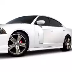 Dodge Charger 2011-2023 Premier Style 2 Piece Polyurethane Side Skirts image - 4