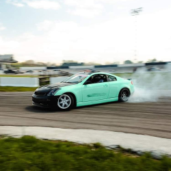 Infiniti G35 2DR Coupe 2003-2007 ING Style 2 Piece Polyurethane Side Skirts image - 2