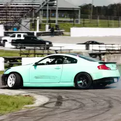 Infiniti G35 2DR Coupe 2003-2007 ING Style 2 Piece Polyurethane Side Skirts image - 3